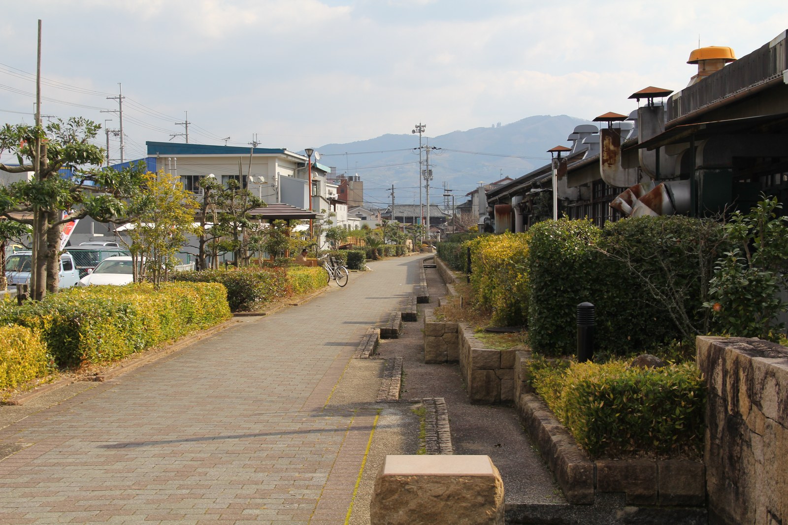 和歌山県橋本市高野口町の街並み