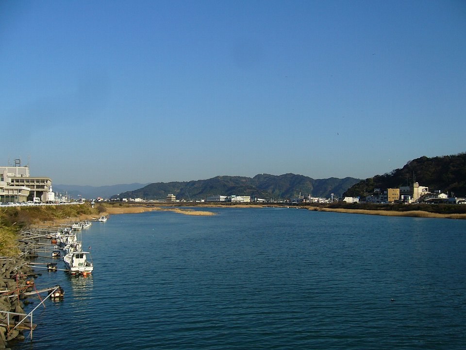 和歌山県有田市箕島周辺の町並み