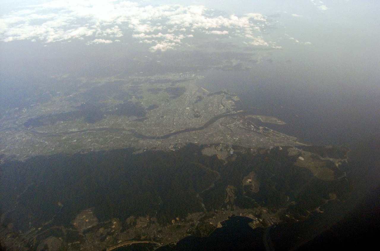 和歌山労働局が所在する和歌山市の市街地
